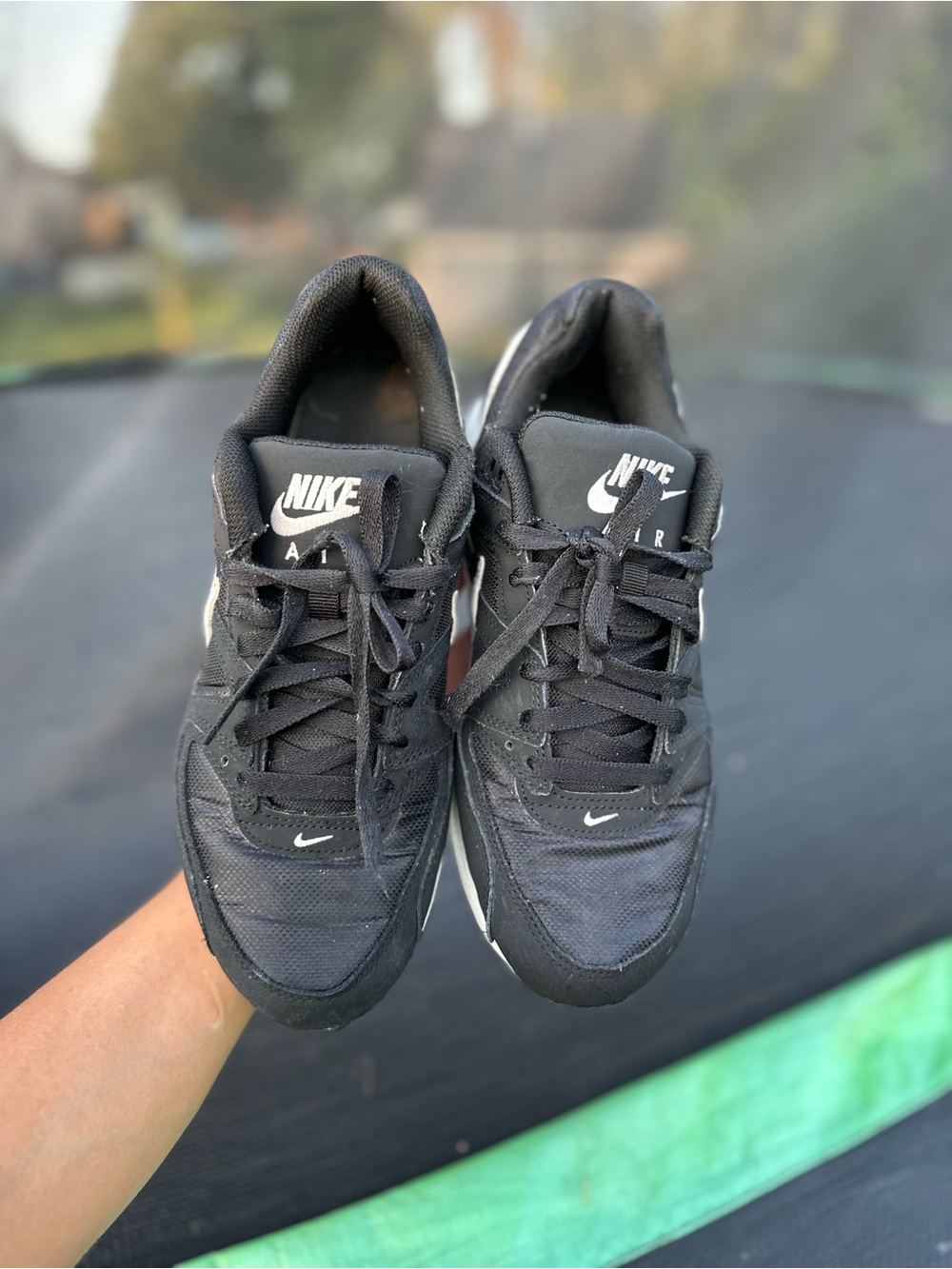 Nike Black and White Low-Top Sneakers